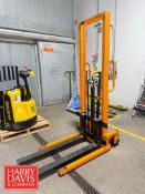 2021 2,200 LB Capacity Hand Stacker, S/N: A125076