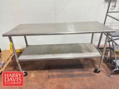 Portable S/S Table: 72