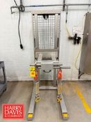 2022 Portable 400 LB Capacity S/S Multivac Tooling Lifter, Model: HW200, S/N: 321897