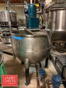 Groen 150 Gallon Hopper Kettle with Top Agitation, Model: SA-B-150, S/N: 40711