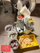 Assorted S/S Fittings, Clamps, Pipes, Swing Top Bottle Gasket and Valves