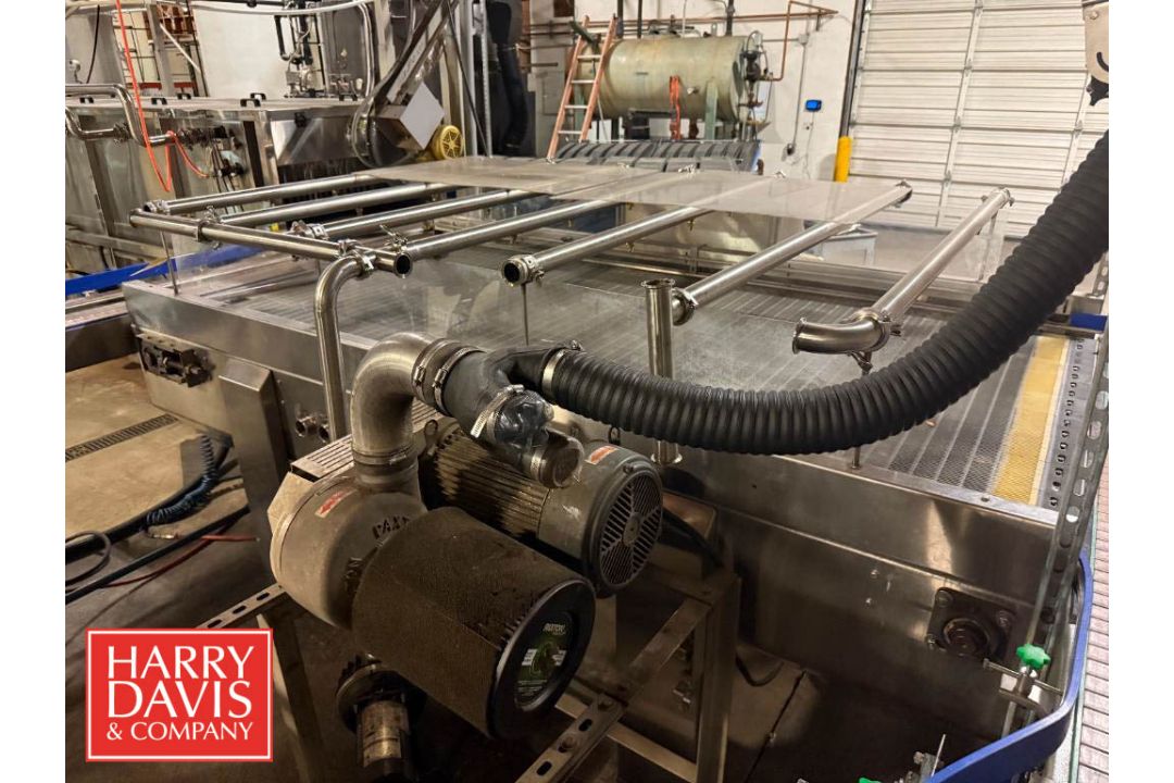 Bevcc S/S Base Accumulation Table: 118" x 5' with Cooling System - Image 4 of 4