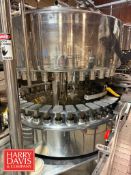 Fogg 36-Head Rotary Filler, S/N: 561-85-9-96 RH with 14-Head Continuous Capper and Fogg Cap Hopper