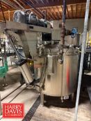 LEE 150 Gallon Vacuum Kettle, Model: 150D9MT, S/N: 58265-1 with Top and Bottom Sweep Agitation