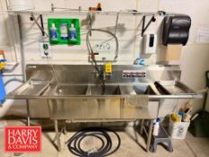 S/S 3 x Compartment Sink: 90