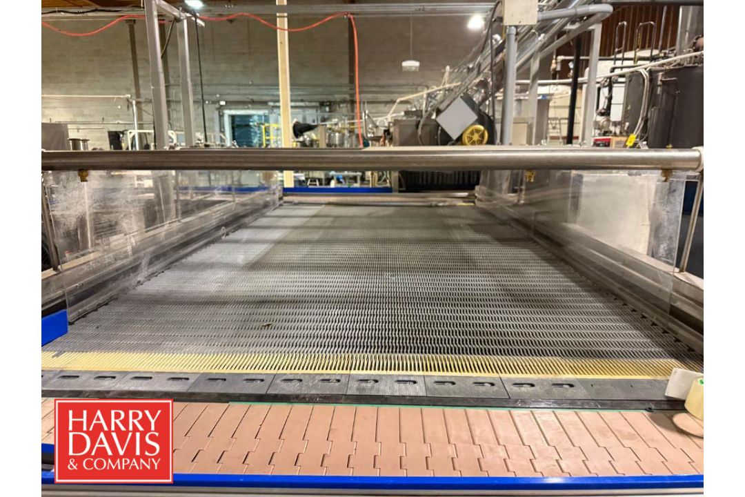 Bevcc S/S Base Accumulation Table: 118" x 5' with Cooling System - Image 3 of 4