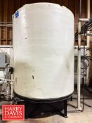 3,000 Gallon Polly Tank: Mounted on Steel Base