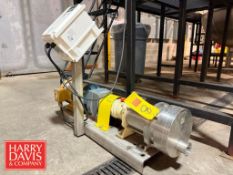 Mouvex Positive Displacement Pump, Model: 40562R with 3 HP 1,760 RPM Motor and Automation Direct