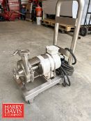S/S Centrifugal Pump with GE Motor Mounted on S/S Cart (Subject to Bulk Bid: Lot 36)
