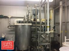 S/S Skid Mounted CIP System with Hinged Lid, (2) Pumps and 6-Port Flowverter Station