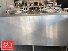 Feldmeier 2-Compartment S/S Flavor Tank (100 Gallons Per Compartment), S/N: E-1103-05 with Vertical