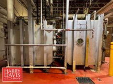 Stokes 18-Shelf Freeze Drying Chamber, Model: 1007-L, S/N: P-6591 with Vacuum Pump