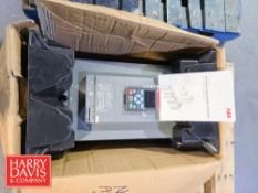 NEW ABB Soft Start, Model: PSTX250-600-70 (30-1250 Amps) and (2) Allen-Bradley Alarms