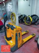 Jungheinrich Electric Pallet Jack, Model: EJE120, S/N: 9A198823 (Location: Albion, NY)