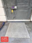 Inscale S/S Digital Platform Pallet Scale, Model: LP7510A with Digital Display (Location: Hubbard