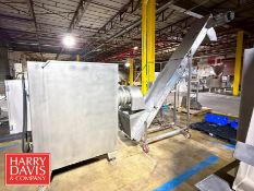 2016 Shenyang Jixiang Food Grinder, Model: JR-250, S/N: 15CD070303 with Portable Flighted S/S Auger