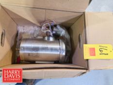 NEW Baldor Motors: (2) S/S 1 HP 1,770 RPM, 1,450 RPM, (1) .5 HP 1,775 RPM Motor (Location: Hubbard