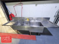 S/S 3-Compartment Sink: 116