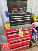 PROTO Portable 3-Drawer Tool Box with Contents, Including: Wrenches, Punches, Chisels, Metric Wrench