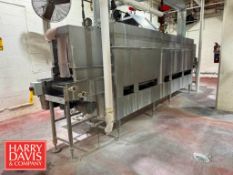 Girton Dual-Lane S/S Tray Washer: 19' x 4