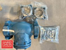 Spare Parts, Including: Stop Valve, Shut-Off Valve, Flex Coupling, 5 Gallon Buckets Frick Pure Oil