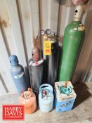 Bottled Gas, Including: Argon, Acetylene, Oxygen, 407C Freon and 134A Freon (Location: Hubbard, TX)