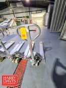 Uline Manual S/S Pallet Jack, Model: H-2185 (Location: Hubbard, TX)