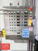 2017 S/S Processing Tank Control Panel for (5) Separate Processing Tanks