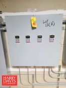 Motor Starter/Variable-Frequency Drive Control Panel with (4) Automation Direct 3 HP Variable