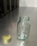 (190) 32oz Glass Jars with Lids (count is approximate)