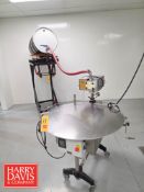 2017 Swienty Portable S/S Honey Container Filling System, S/N: 0052-2 with S/S Rotating Accumulation