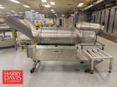 Portable S/S Belshaw Sugar Tumbler, S/N: 5110257 with Spare Drum and Tumbler on S/S Cart