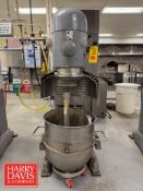Hobart 140 Quart 5 HP Mixer, Model: V1401DD, S/N: 31-1194-035 with Bowl, Whisk and Dough Hook