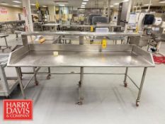 Portable S/S Tables: 8' x 3'