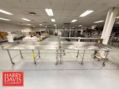 Portable S/S Tables: 8' x 34