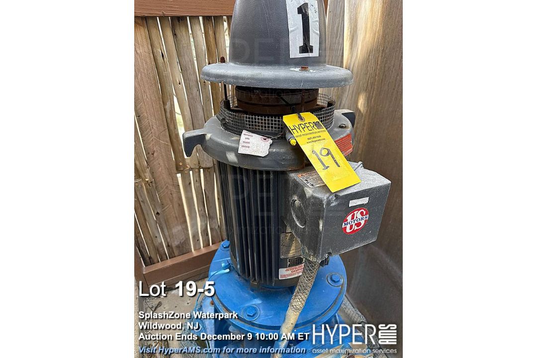 Nidec 25HP Electric Motor 284TP, 230/460V, 1775 RPM, 3-Phase, Model BF40, with pump - Image 5 of 7