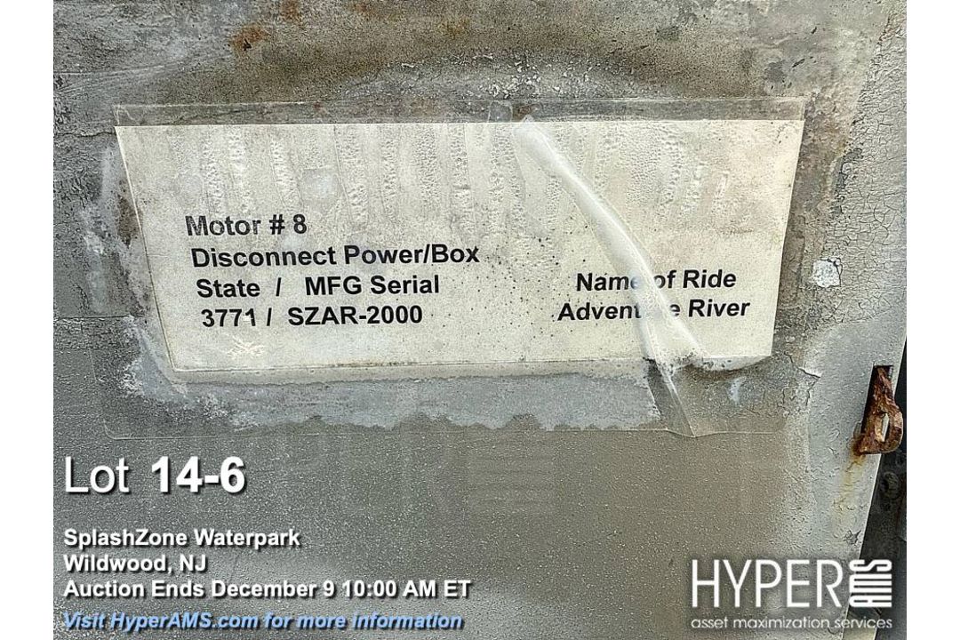 Nidec Motor Corp HO60V2G, 60 HP, 460V, Frame 364TP, 1785 RPM/ w/ pump- With Sulzer JTS water pump, 1 - Image 6 of 6