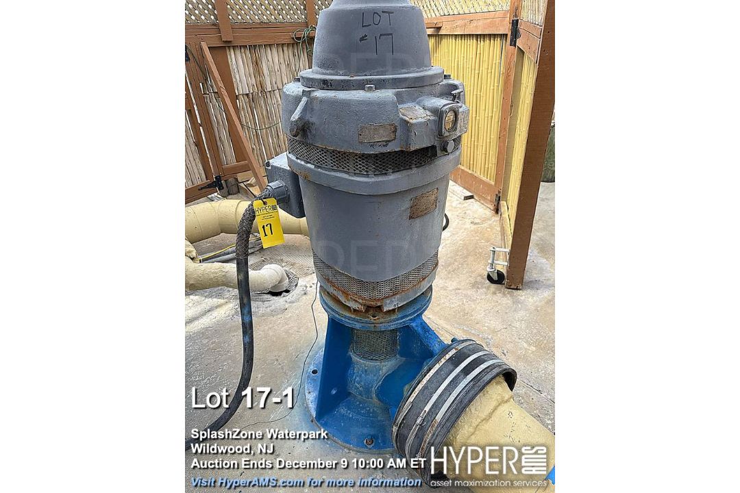 Emerson 60HP Motor, 364TP Frame, 230/460 volt with pump - Image 1 of 2