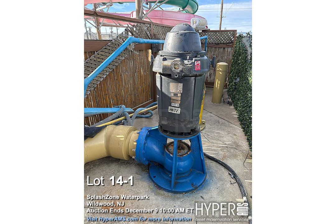 Nidec Motor Corp HO60V2G, 60 HP, 460V, Frame 364TP, 1785 RPM/ w/ pump- With Sulzer JTS water pump, 1 - Image 1 of 6