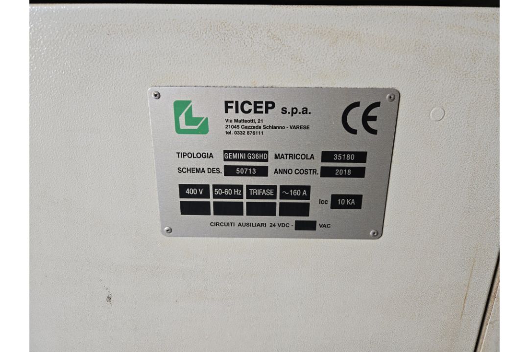 2018 FICEP Gemini G36HD Plasma & Drill Table - Image 42 of 47