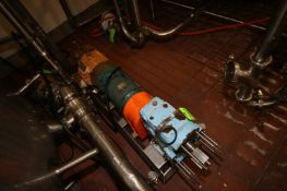 2015 SPX 10 hp Positive Displacement Pump Head, M/N 130U1, S/N 3028336 R2-3 (NOTE: Missing Motor) (