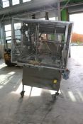 A.E. Randles Co. Inc. S/S Tray Former, M/N SL3-1000, S/N SL3-0318, Mounted on S/S Legs with Casters
