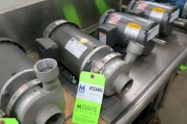 (1) NEW WEG 3 hp Pumps, M/N 00336ES3EF56C, 208-230/460 Volts, 3 Phase, with Aprox. 2-1/4