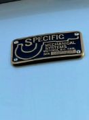 2012 Specific Mechanical Systems 45 BBL Capacity S/S Lauter Tun Tank, S/N RMP-136-12, with Legs, Sta