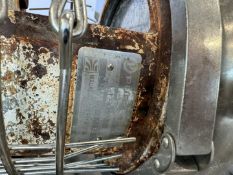 WCB 5 hp Centrifugal Pump, S/N 21287097, with Reliance 230/460 Volts, 3 Phase, 1745 RPM, Mounted on