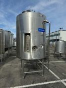 2013-2014 ABC Process Solutions 2,000 LTRS S/S Vertical Butter Tank II, MOC AISI 316, Job No. IMBST-