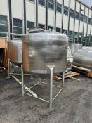 Aprox. 500 Gal. S/S Single Wall Mix Tank, Mounted on S/S Frame (INV#88401) (Located in Ft. Worth, TX