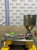 SINGLE HEAD TABLETOP PISTON FILLING MACHINE CLAMP TYPE