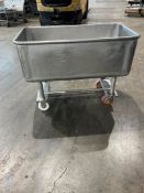 STAINLESS STEEL BULK TRUCK WITH DRAIN & CAP