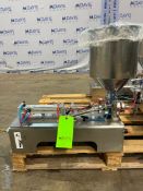 SINGLE HEAD TABLETOP PISTON FILLING MACHINE CLAMP TYPE